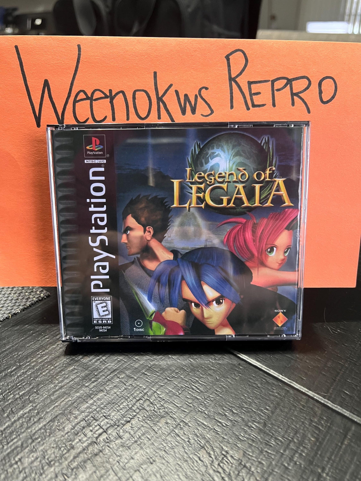 Legend of Legaia REPLACMENT CASE No Disc Ps1