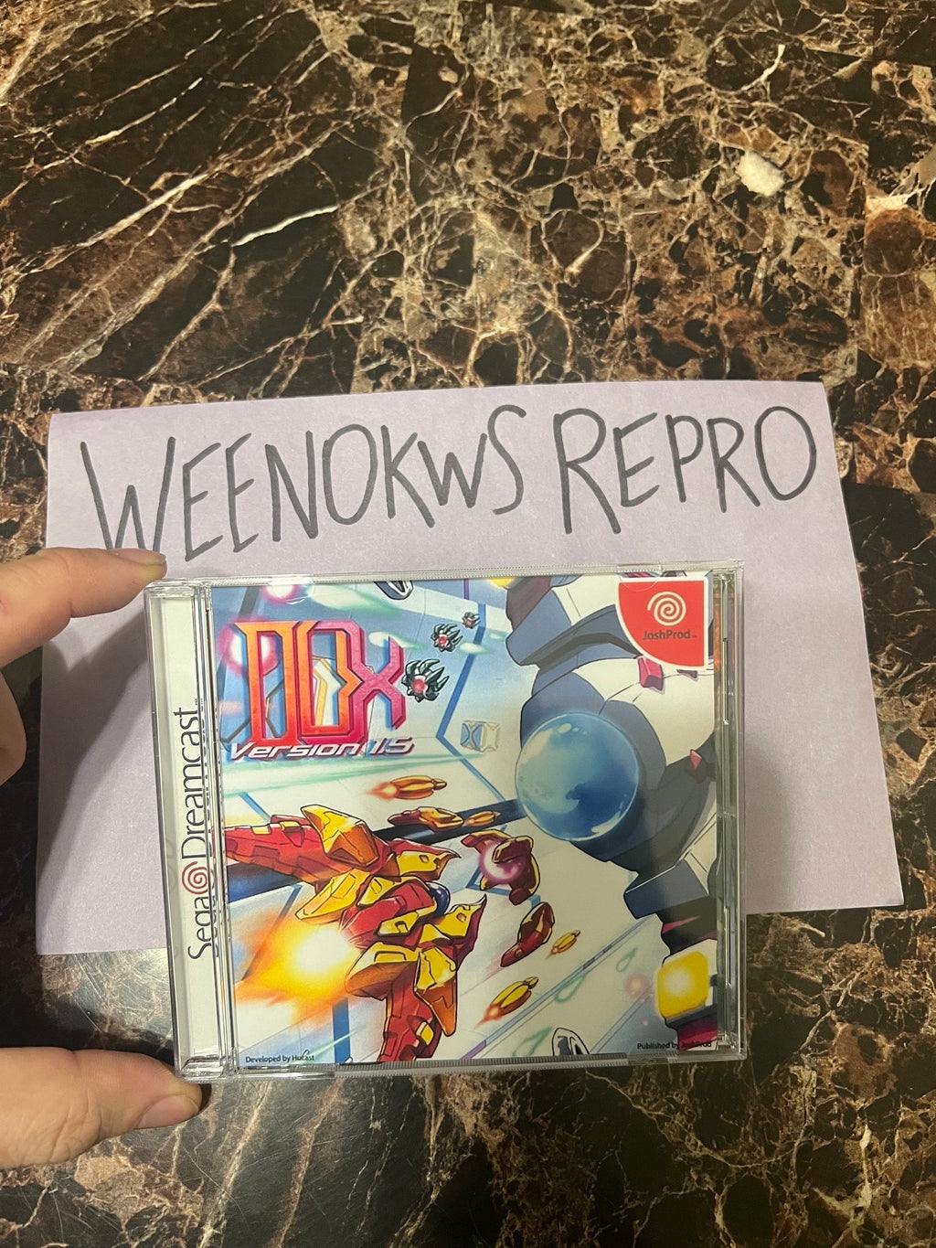 Dux Version 1.5 Dreamcast REPRODUCTION CASE Only No Disc