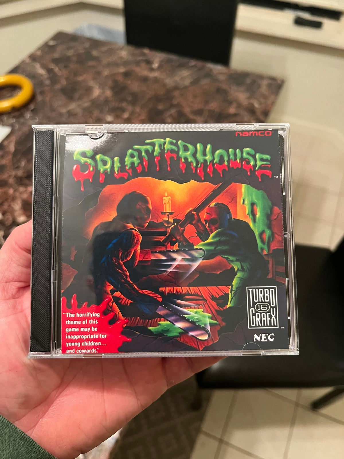 Splatterhouse REPRODUCTION Case No Game 3D Printed Turbo