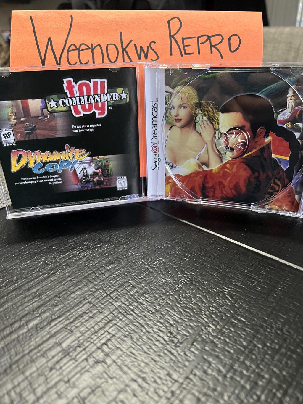 Virtua Fighter 3tb REPRODUCTION CASE No Disc Dreamcast