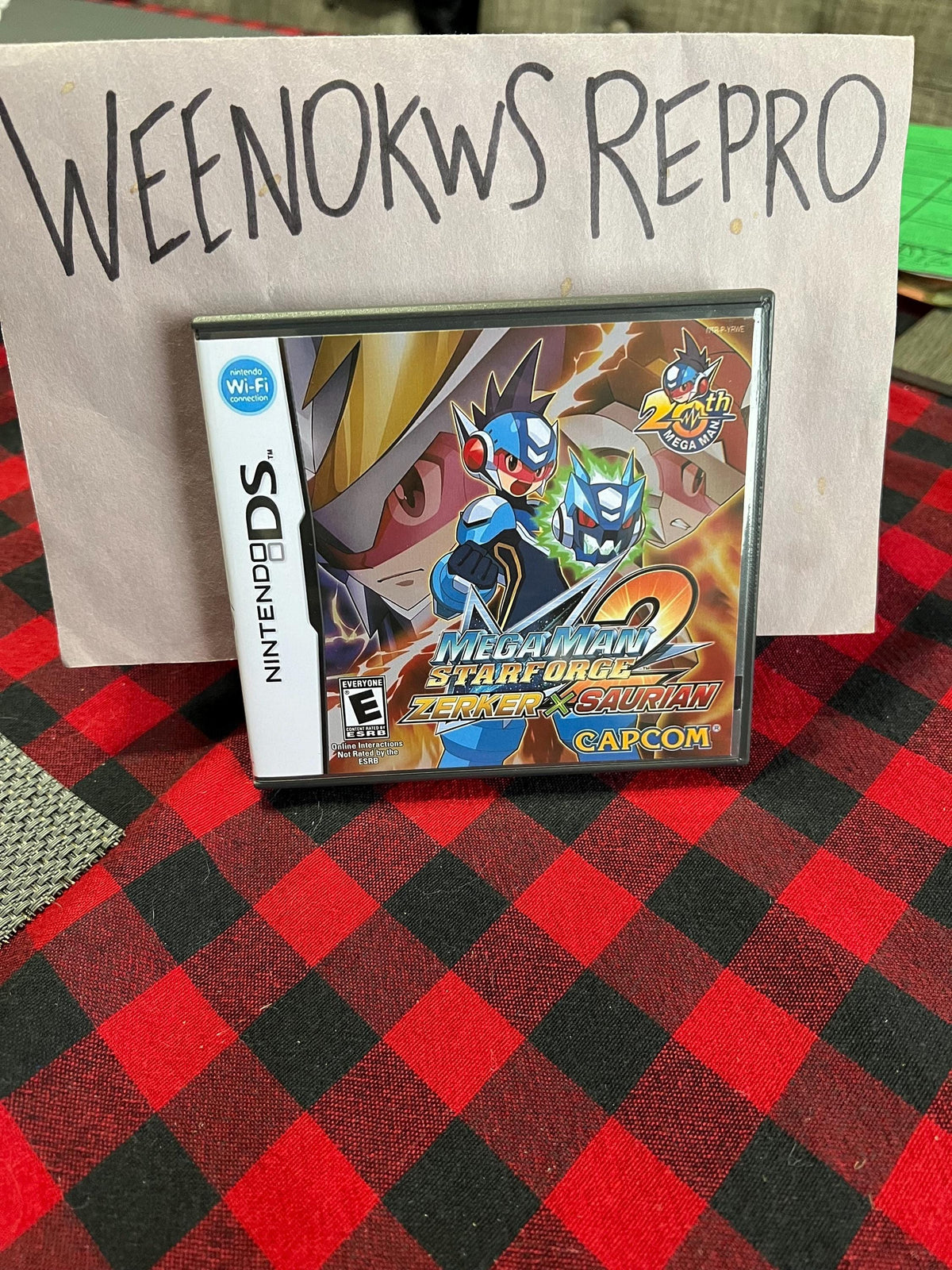 MegaMan Starforce 2 Zerker x Saurian REPLACEMENT CASE No Game! Nintendo DS