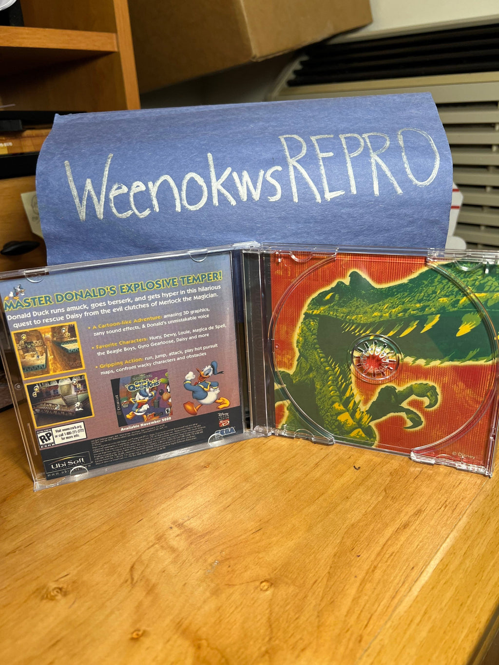 Disneys Dinosaur REPRODUCTION CASE No Disc Dreamcast