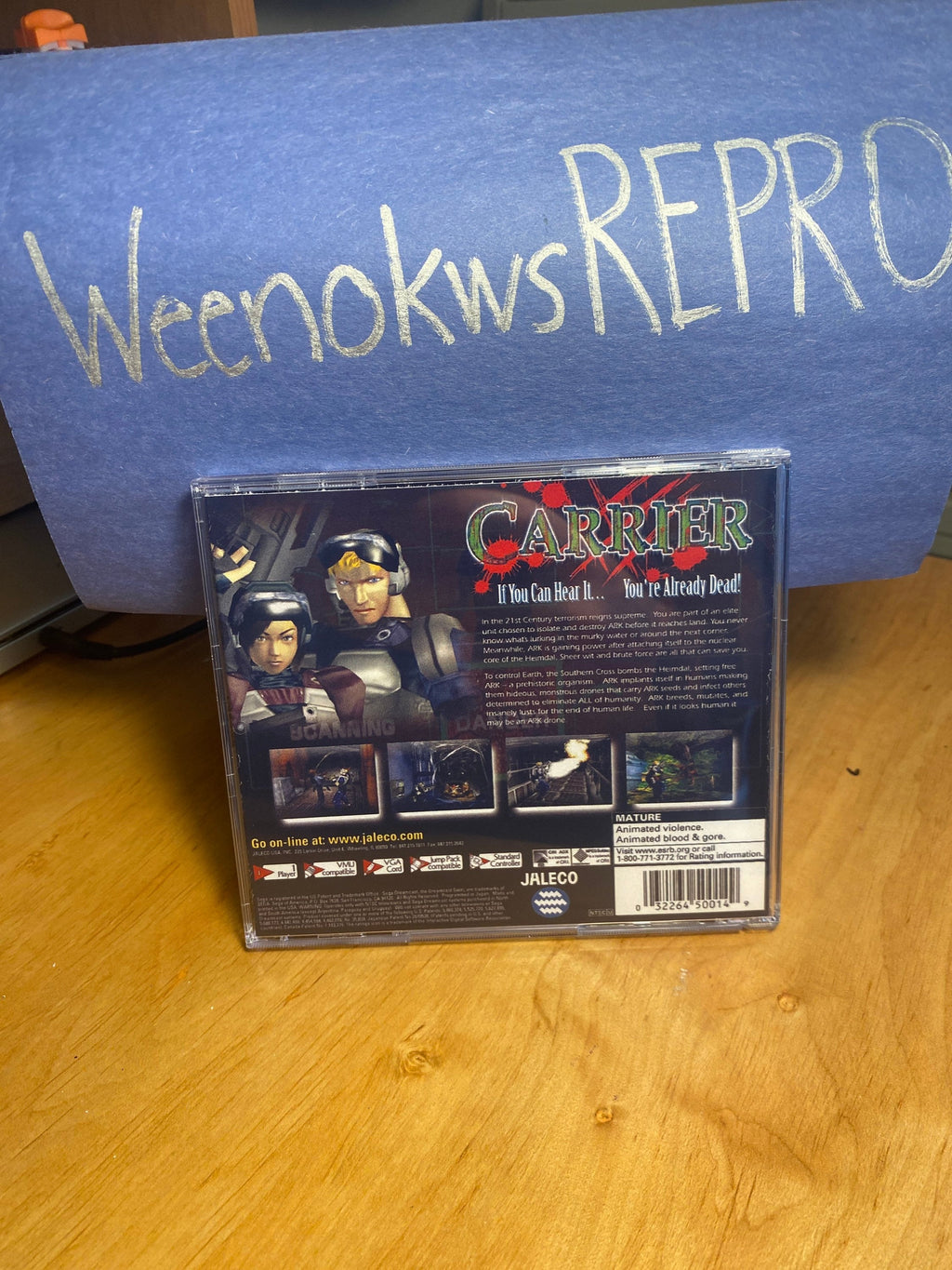 Carrier REPRODUCTION CASE No Disc