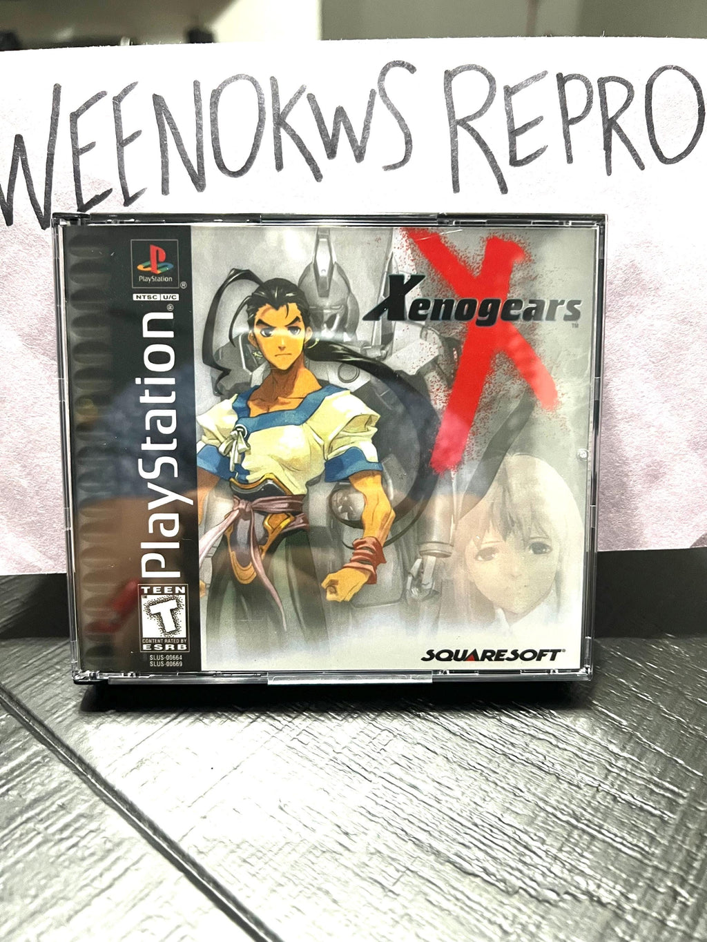Xenogears REPLACMENT CASE No Disc ps1