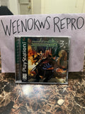 Syphon Filter 3 911 edition version REPLACEMENT CASE No Disc!! Ps1 9/11 version