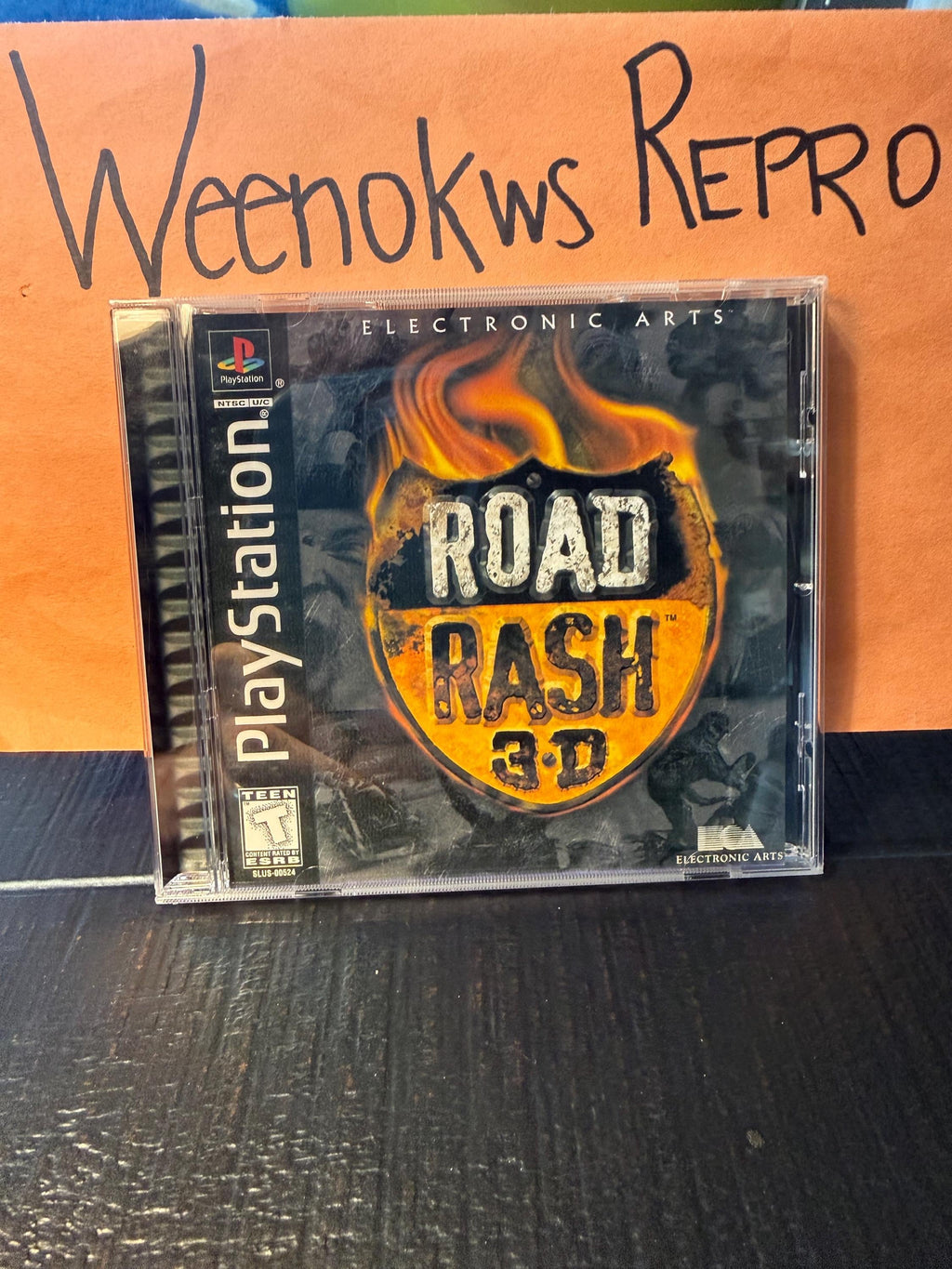 Road Rash 3D REPLACEMENT CASE No Disc ps1