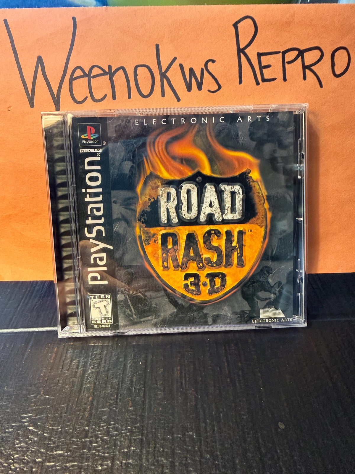 Road Rash 3D REPLACEMENT CASE No Disc ps1