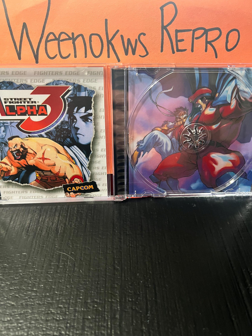 Street Fighter Alpha 3 REPLACMENT CASE No Disc ps1