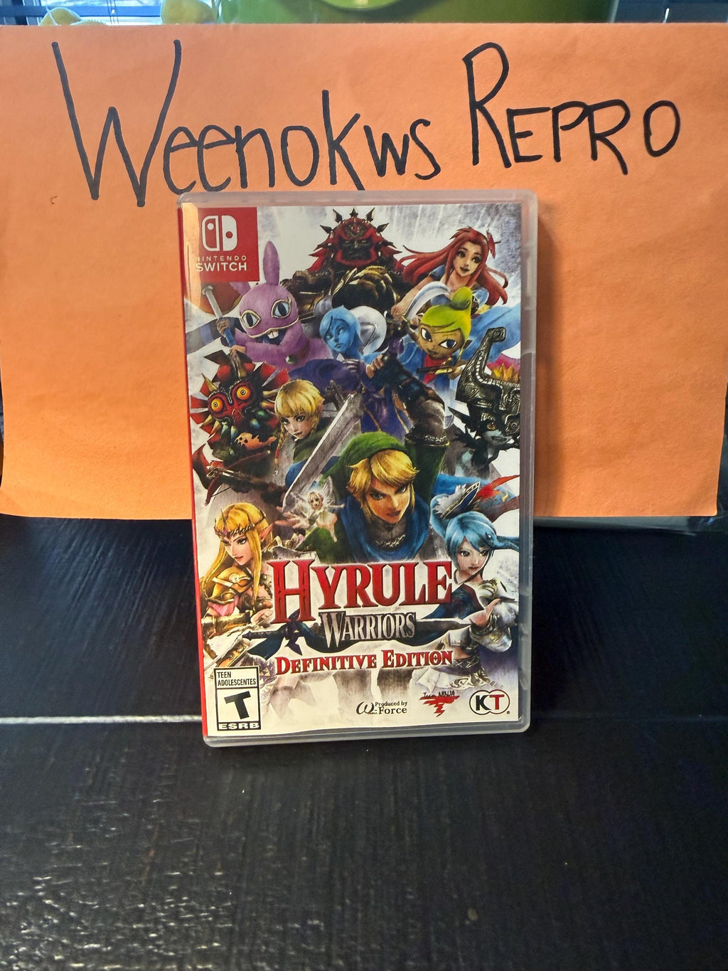 Hyrule Warriors Definitive Edition REPLACEMENT CASE No Game! Nintendo Switch