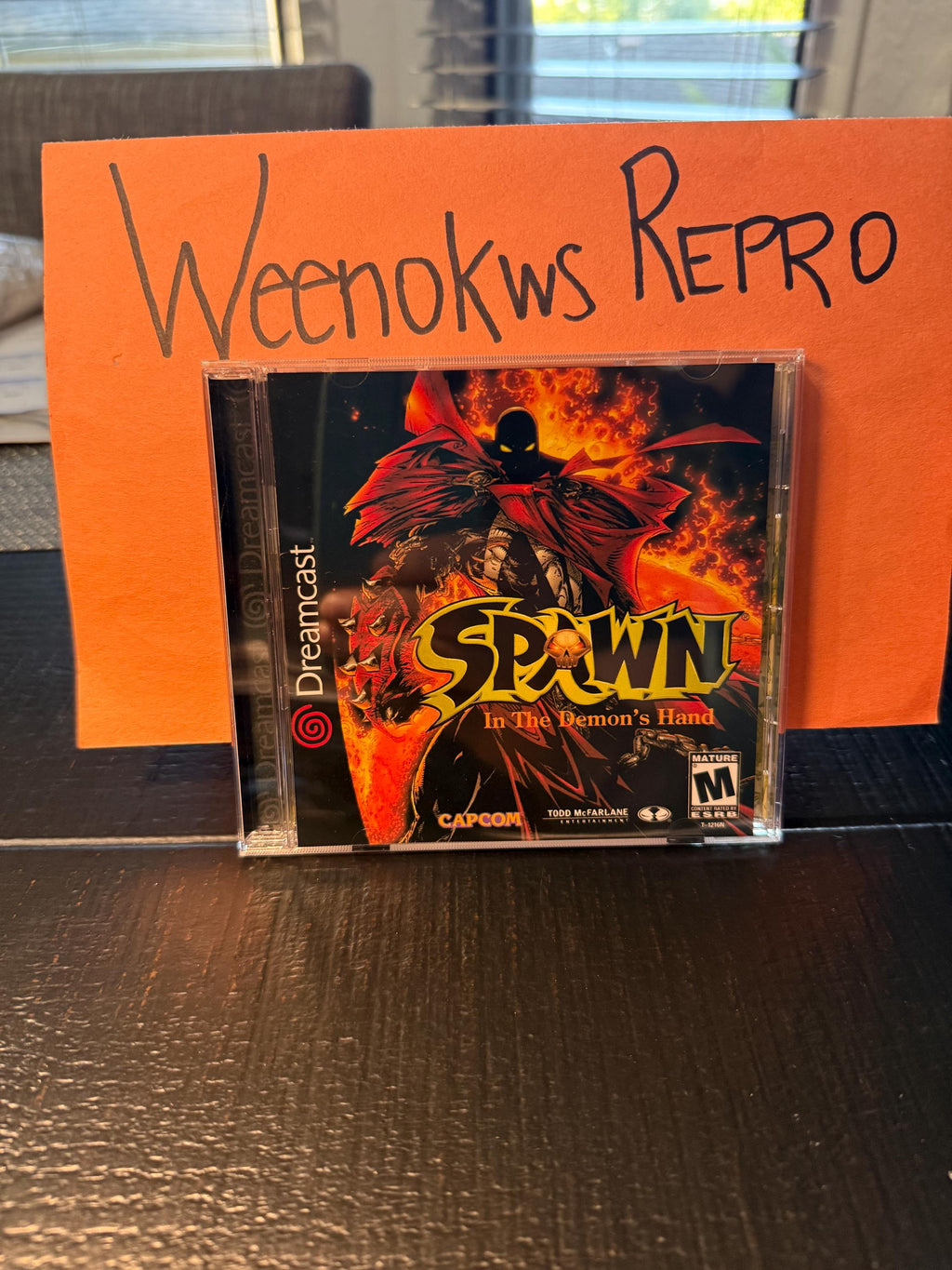 Spawn Dreamcast REPRODUCTION CASE Only No Disc