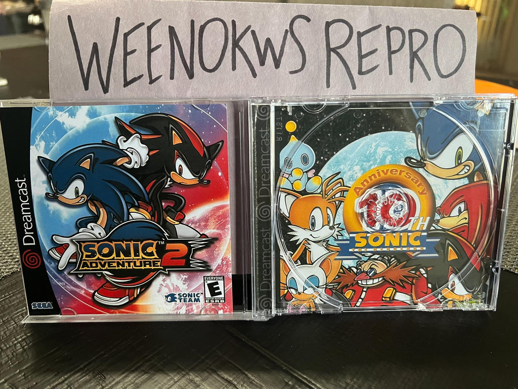 Sonic Adventure 2 Dreamcast REPRODUCTION CASE Only No Disc