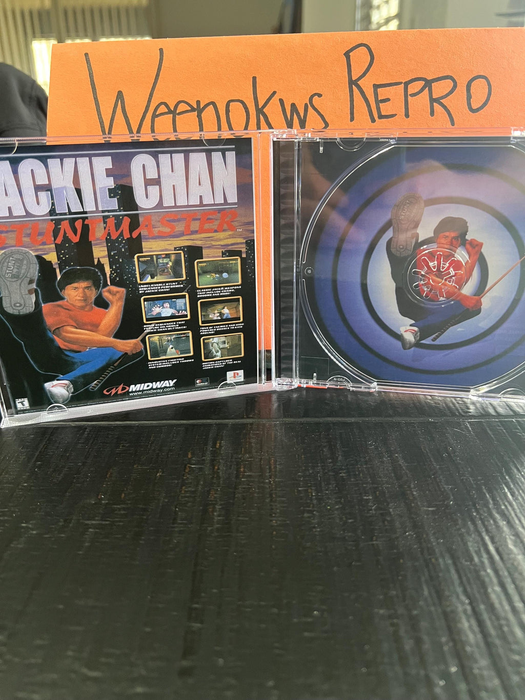 Jackie Chan Stuntmaster REPLACMENT CASE No Disc ps1