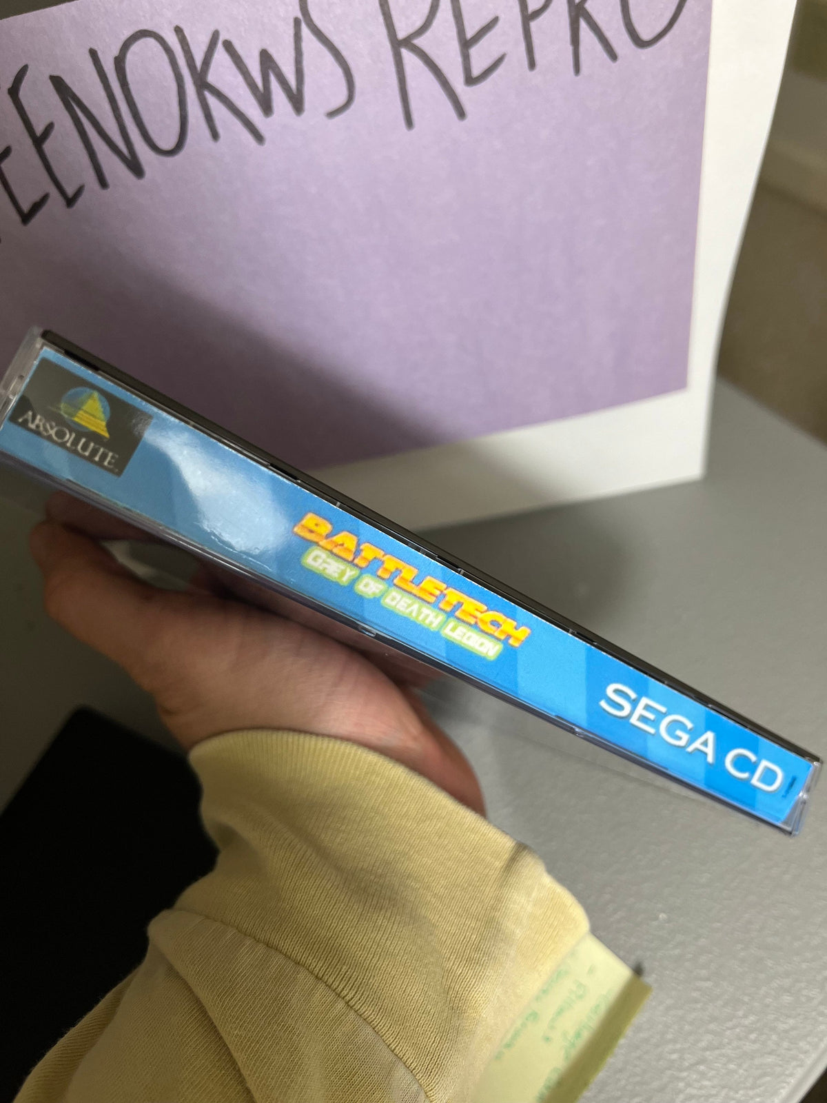 Battletech Grey of Death Legion REPLACEMENT CASE No Disc! Sega Cd