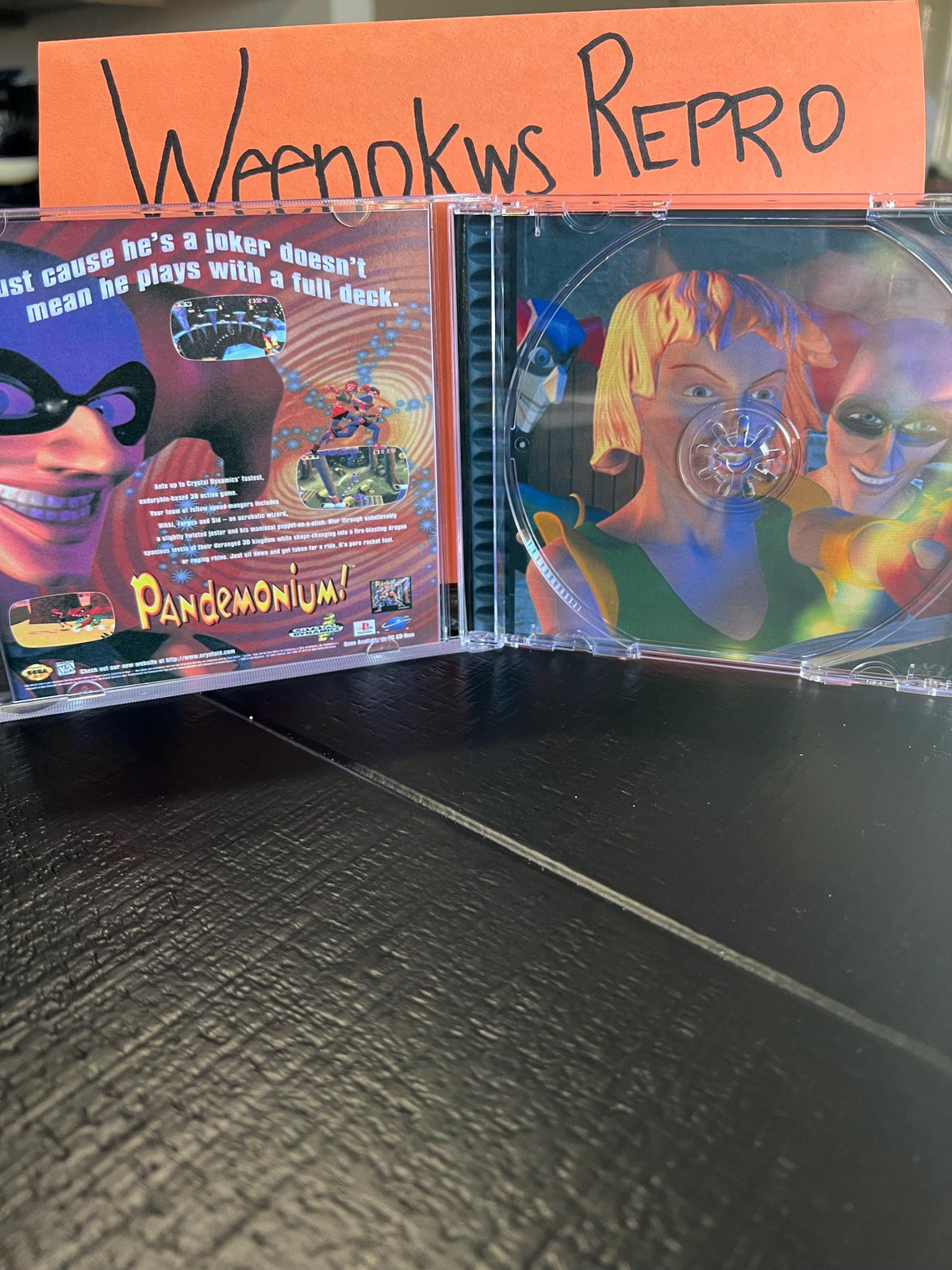 Pandemonium! REPLACMENT CASE No Disc Ps1