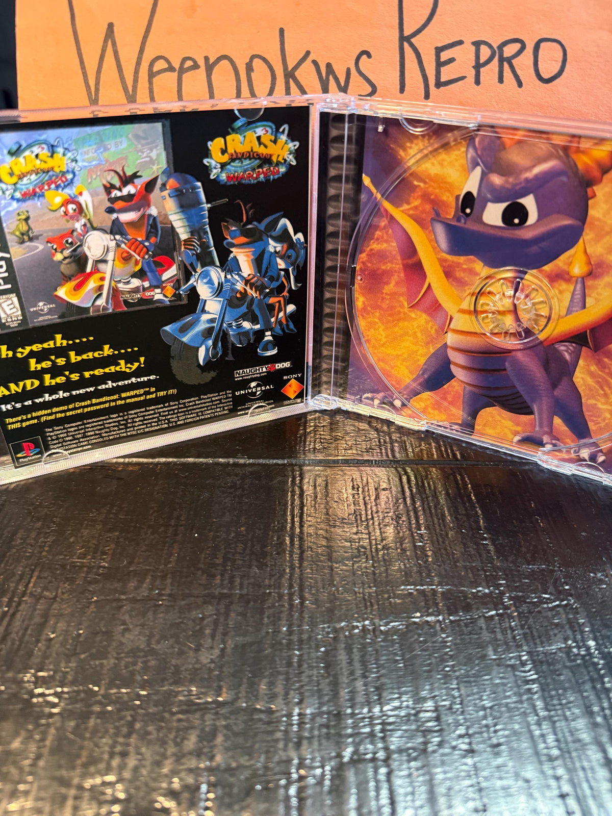 Spyro The Dragon REPLACMENT CASE No disc ps1