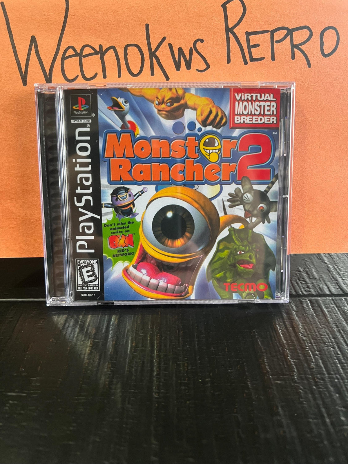 Monster Rancher 2 REPLACEMENT CASE No Disc! Ps1