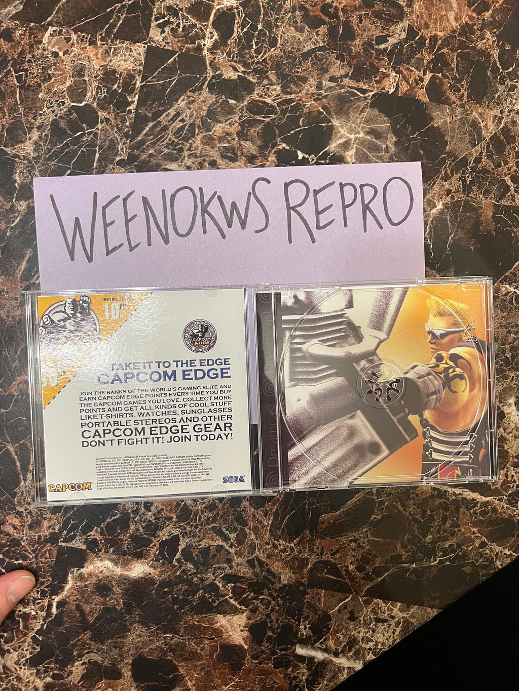 Heavy Metal Geomatrix Dreamcast REPRODUCTION CASE Only No Disc