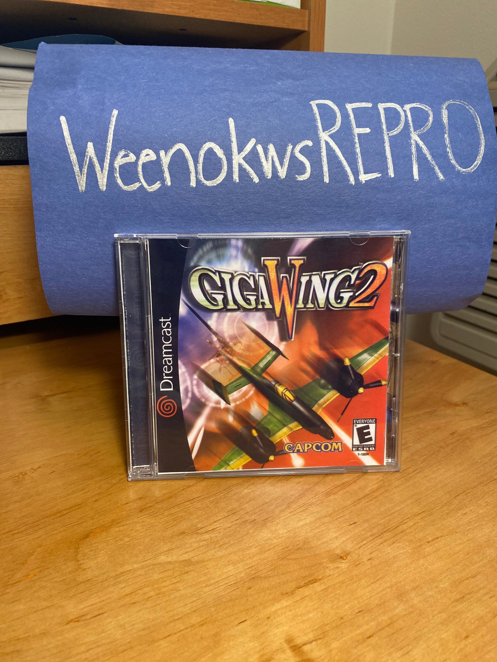 Giga Wing 2 REPRODUCTION CASE No Disc Dreamcast