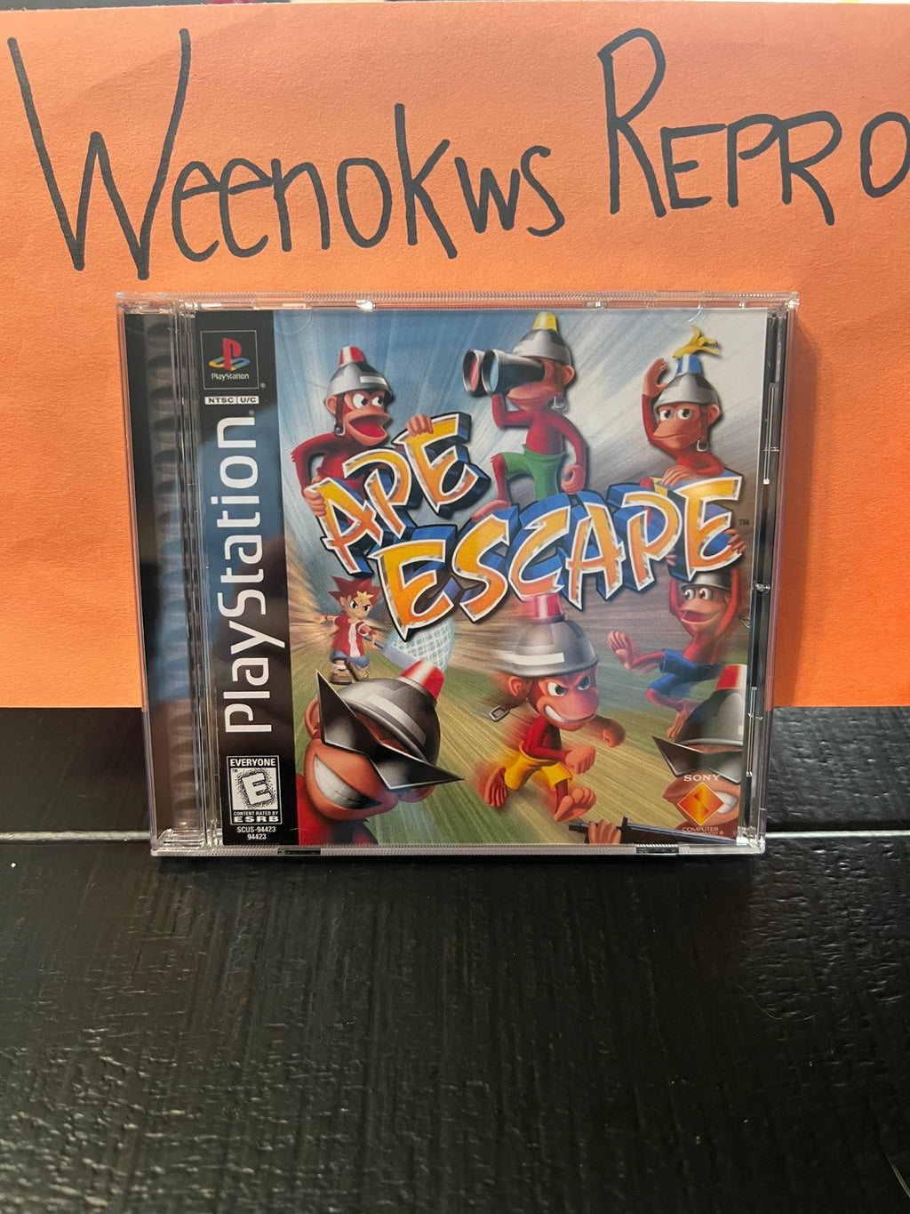 Ape Escape REPLACMENT Case Only No Disc