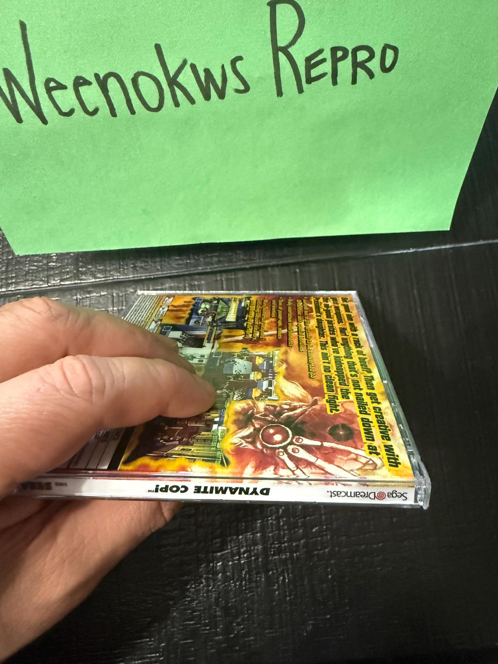 Dynamite Cop REPRODUCTION CASE No Disc Dreamcast