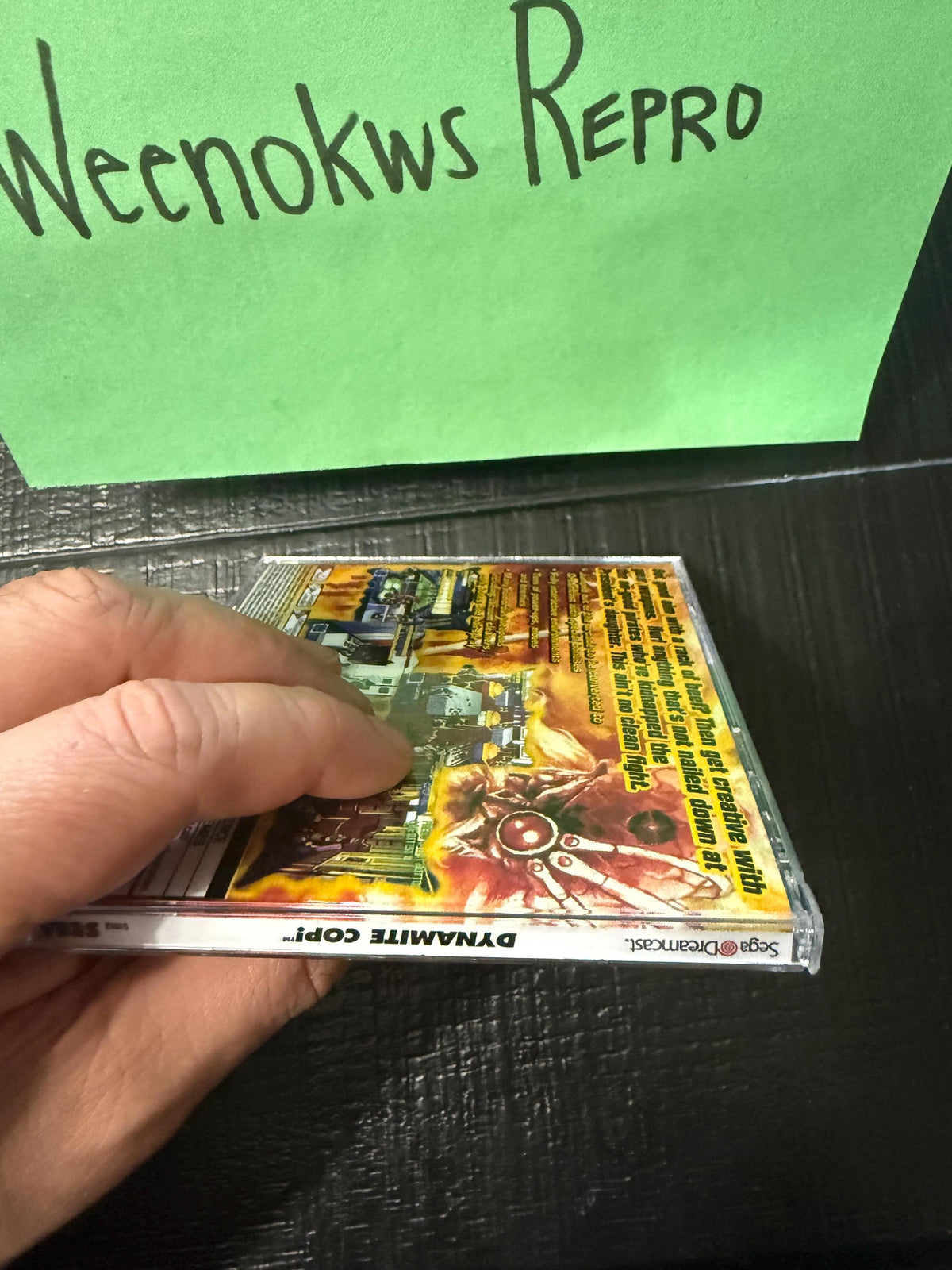 Dynamite Cop REPRODUCTION CASE No Disc Dreamcast