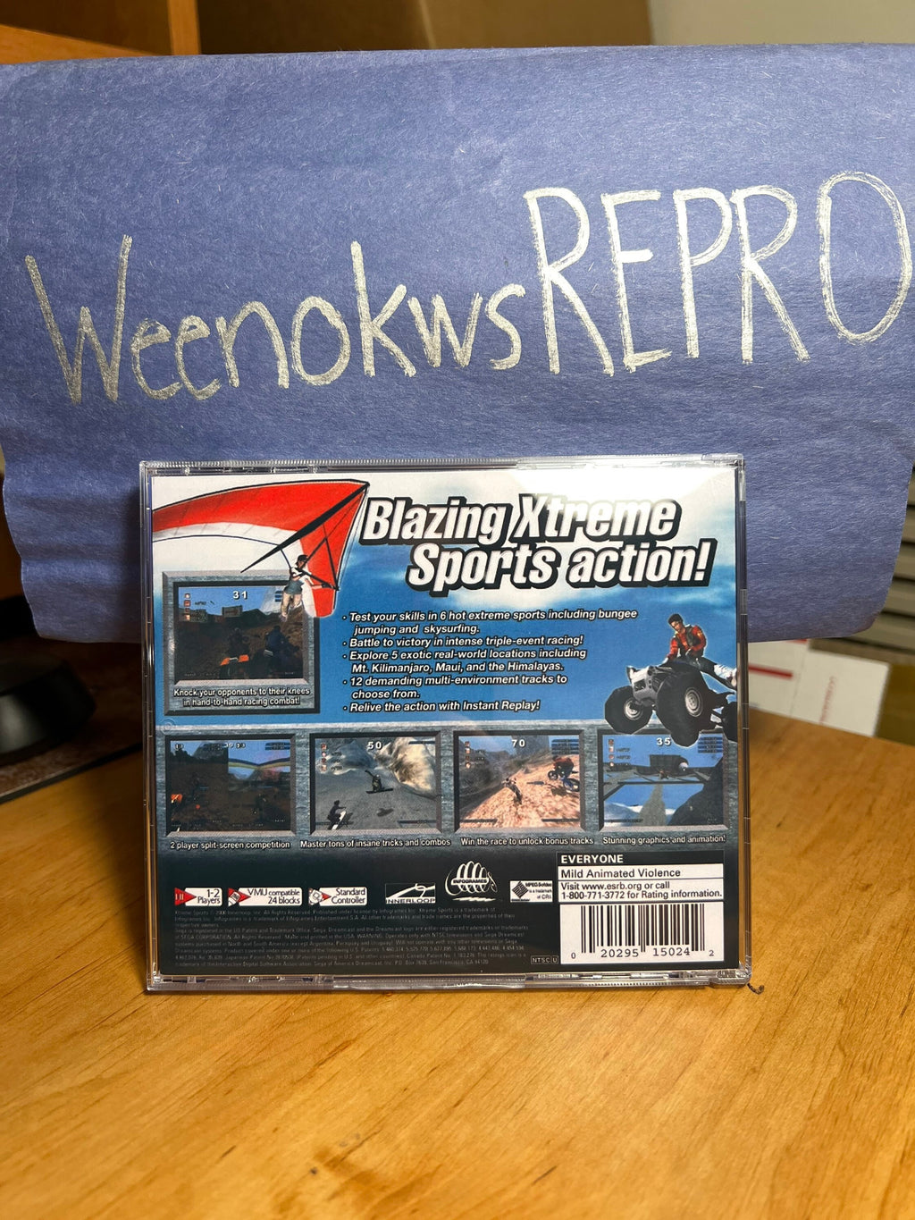 Xtreme Sports REPRODUCTION CASE No Disc Dreamcast