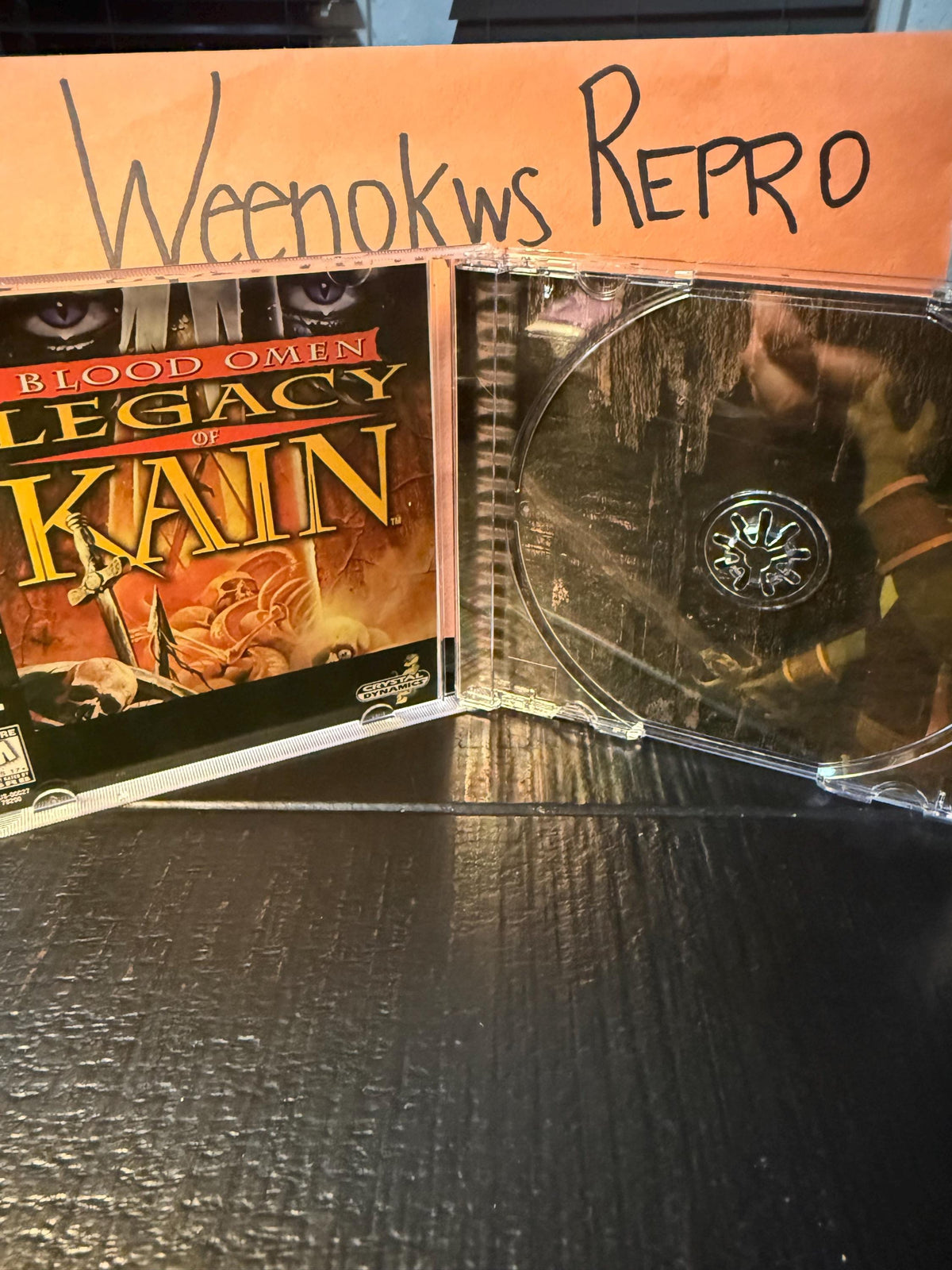 Legacy of Kain Blood Omen REPLACEMENT CASE No Disc ps1