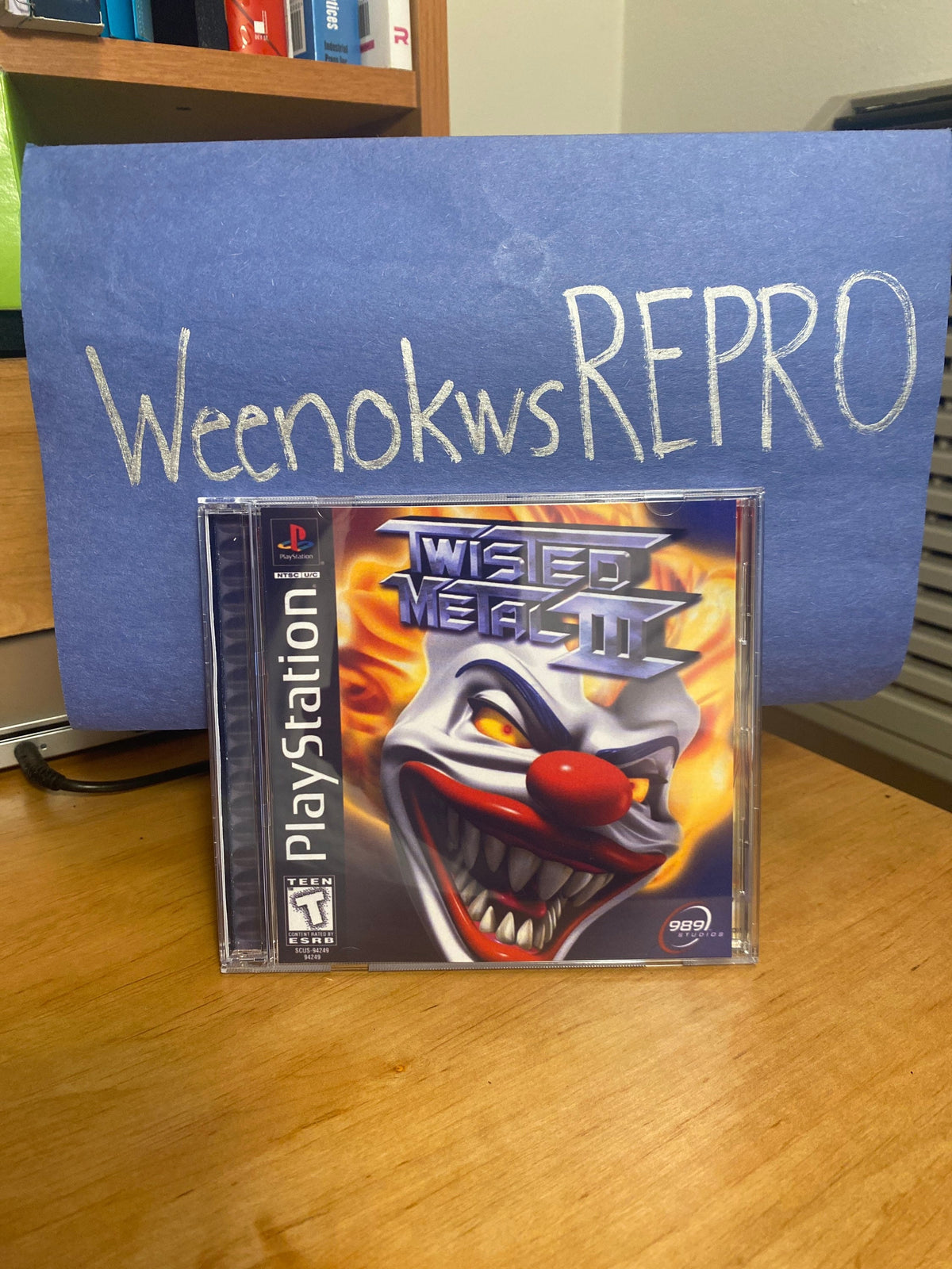 Twisted Metal 3 REPLACMENT CASE No Disc Ps1