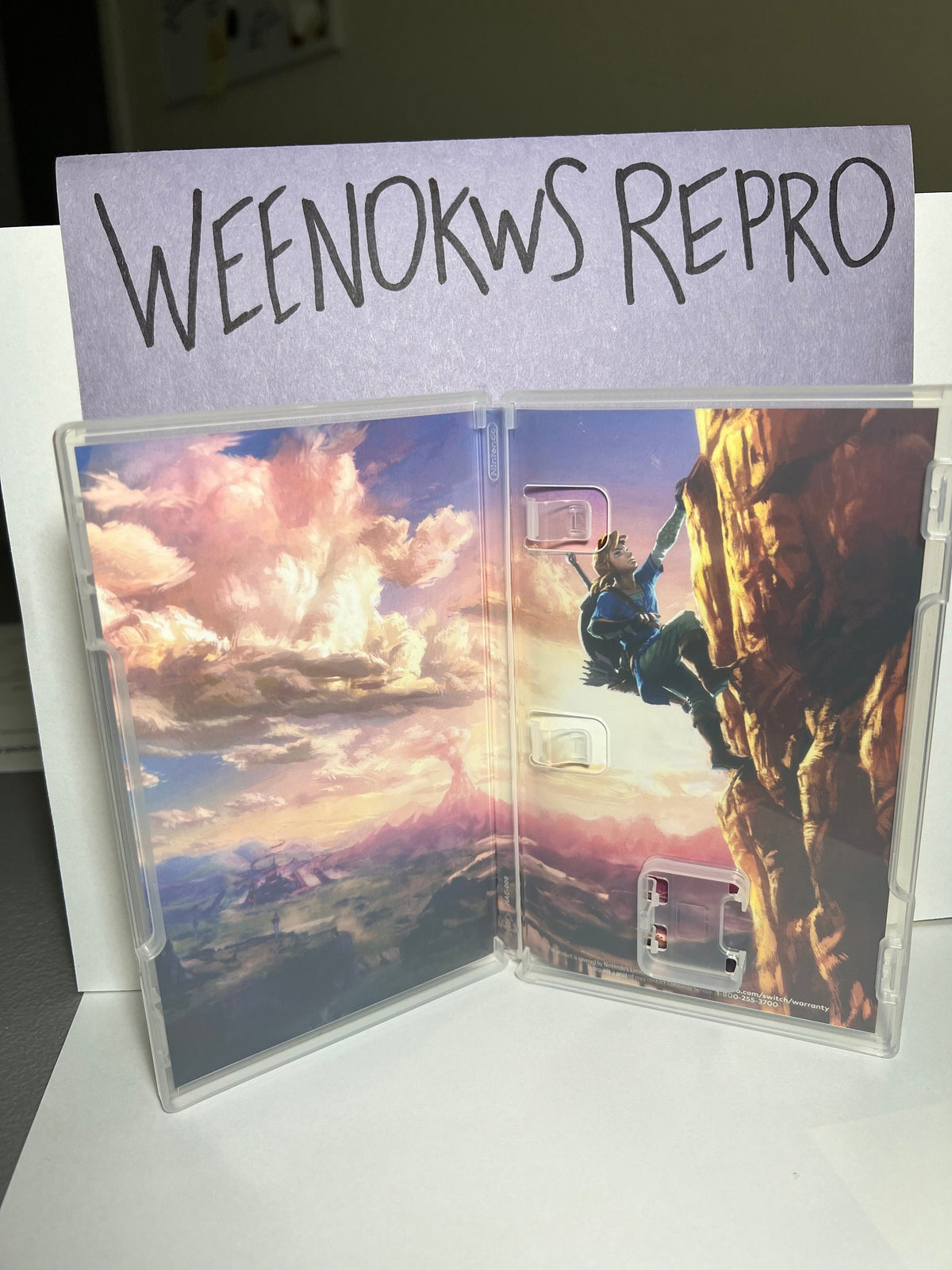 The Legend of Zelda Breath of the Wild REPLACEMENT CASE No Game! Nintendo Switch