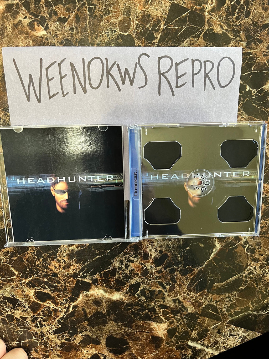 HeadHunter Dreamcast REPRODUCTION CASE Only No Disc! Double case Thin or Thick