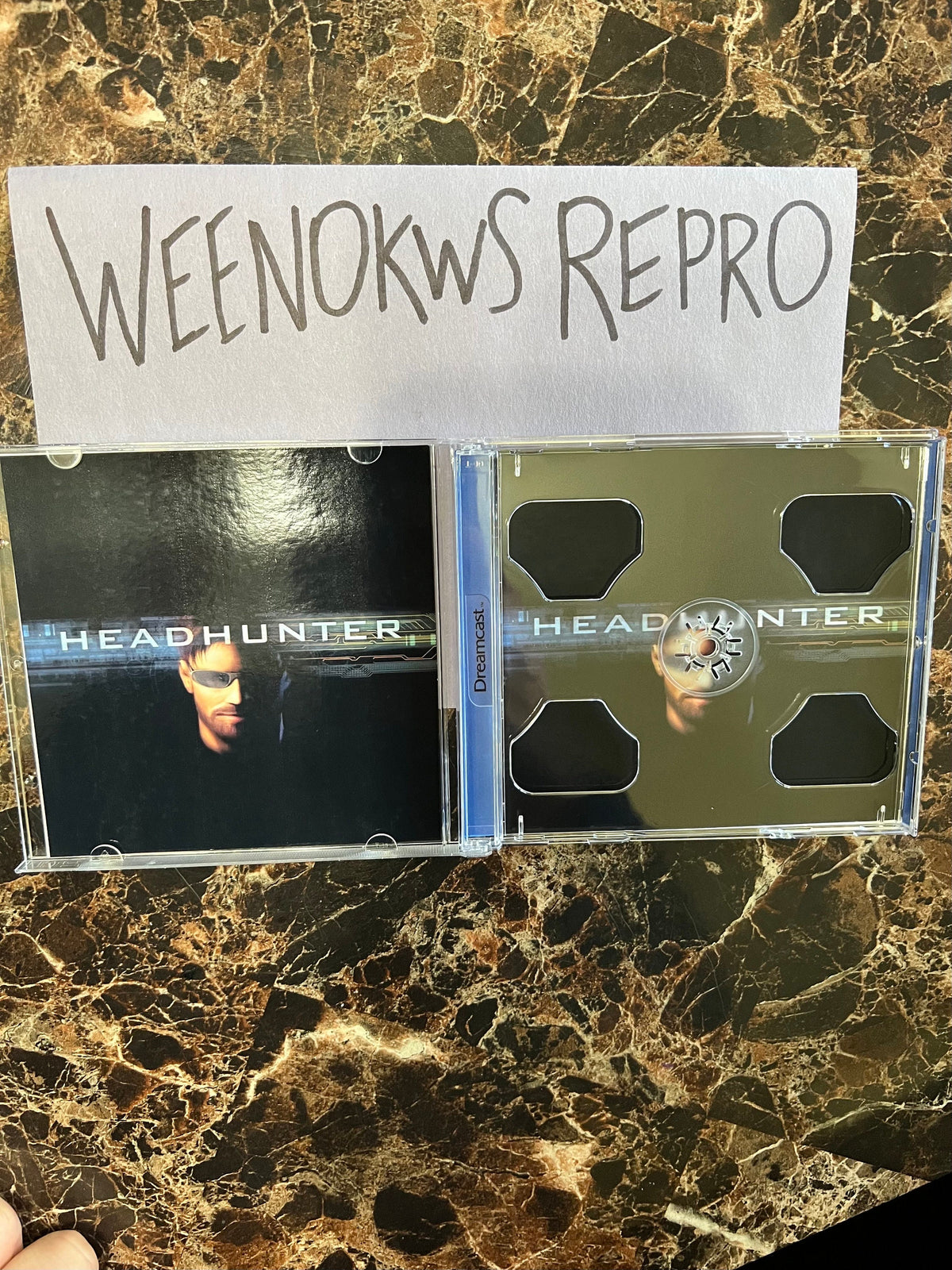 HeadHunter Dreamcast REPRODUCTION CASE Only No Disc! Double case Thin or Thick