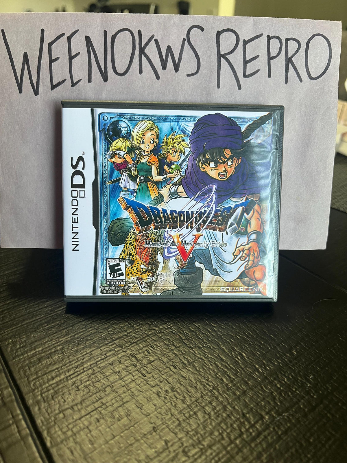 Dragon Quest V 5 REPLACEMENT CASE No Game!! Nintendo Ds
