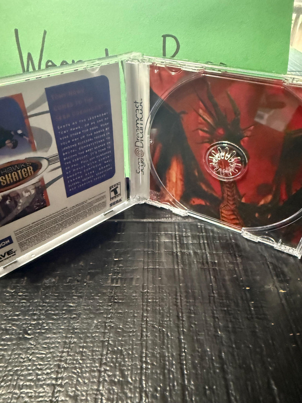 Draconus Cult of the Wyrm REPRODUCTION CASE No Disc Dreamcast