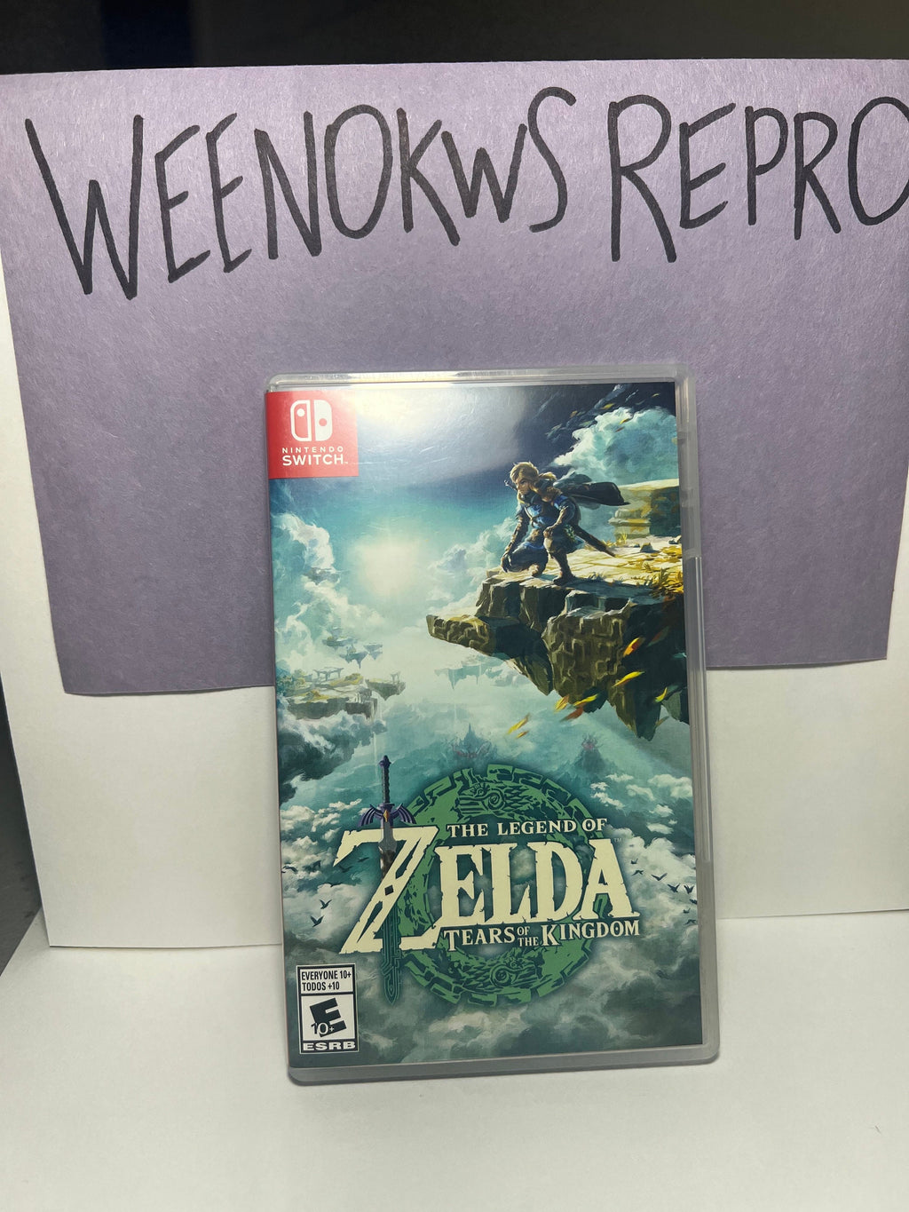 The Legend of Zelda Tears of the Kingdom REPLACEMENT CASE No Game! Nintendo Switch