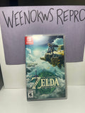 The Legend of Zelda Tears of the Kingdom REPLACEMENT CASE No Game! Nintendo Switch
