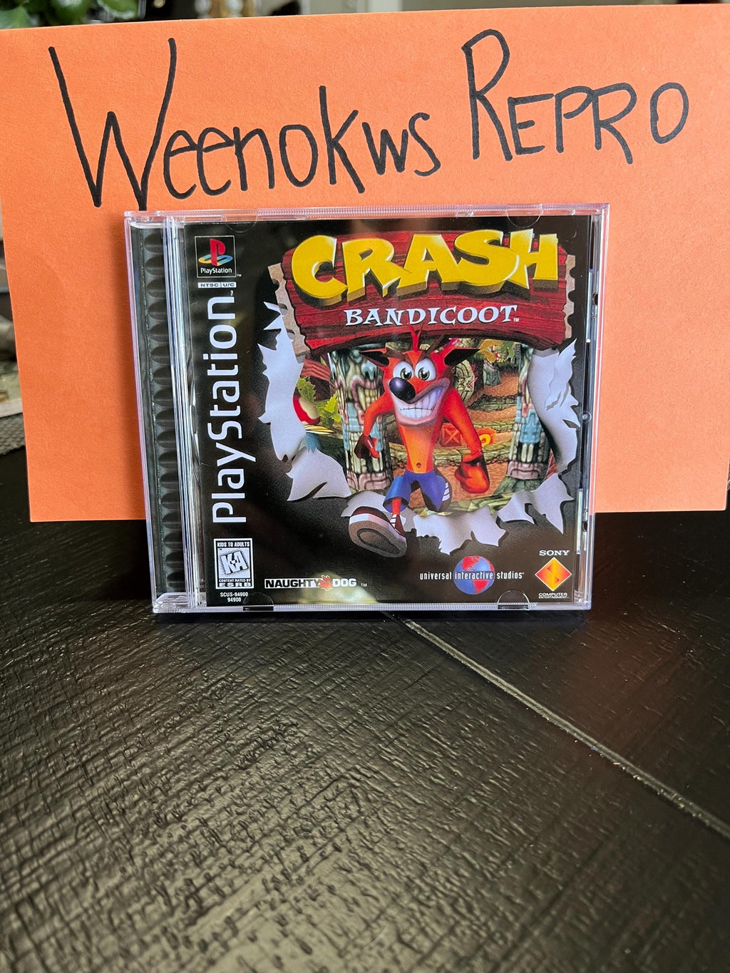 Crash Bandicoot 1 REPLACMENT Case No Disc Ps1