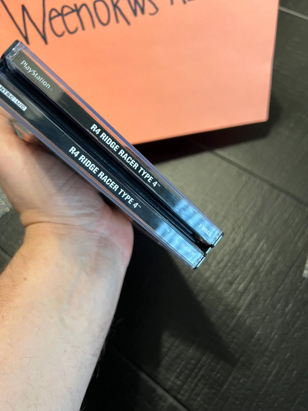 R4 Ridge Racer Type 4 REPLACMENT CASE No Disc ps1