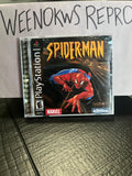 Spiderman REPLACMENT CASE No Disc ps1