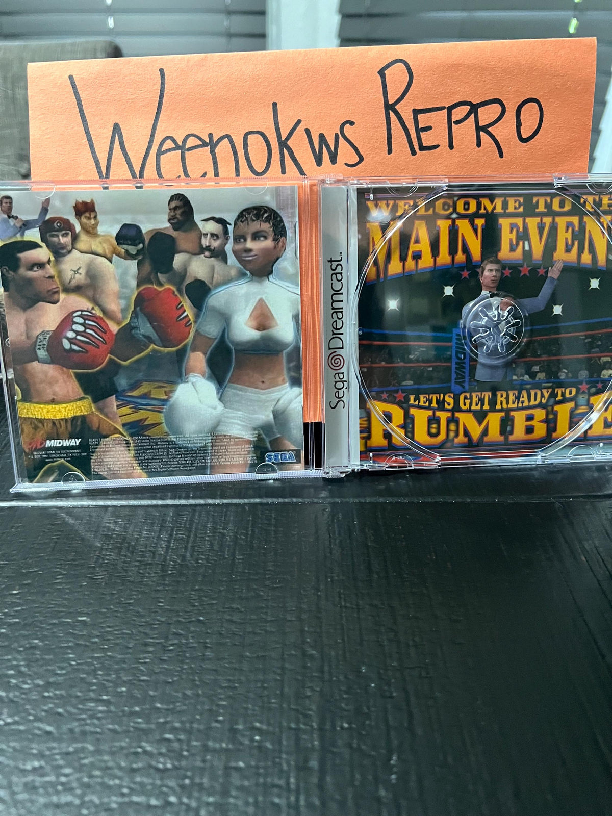 Ready 2 Rumble Boxing 1 REPRODUCTION CASE No Disc Dreamcast