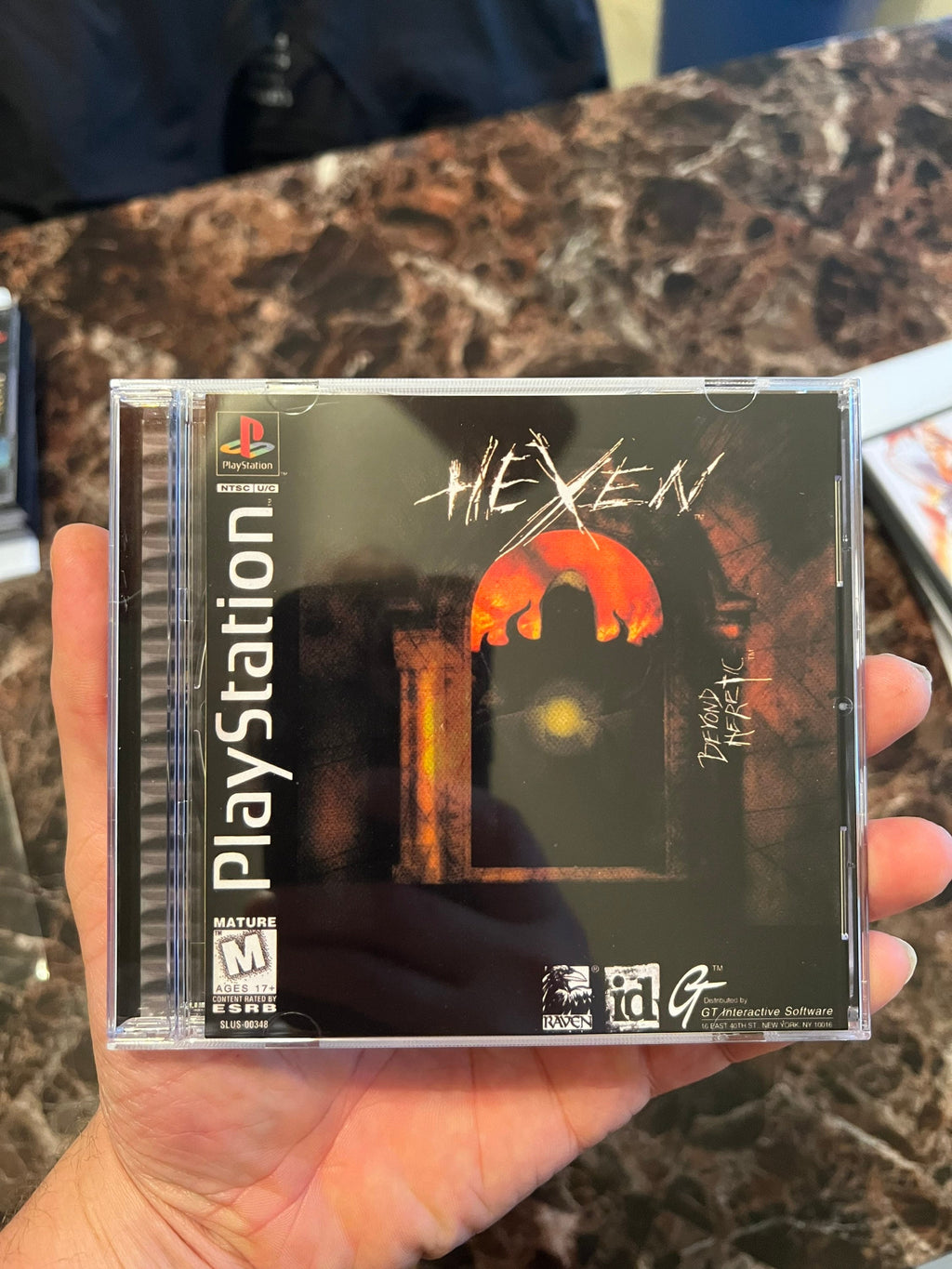 Hexen REPLACMENT CASE No Disc! Ps1