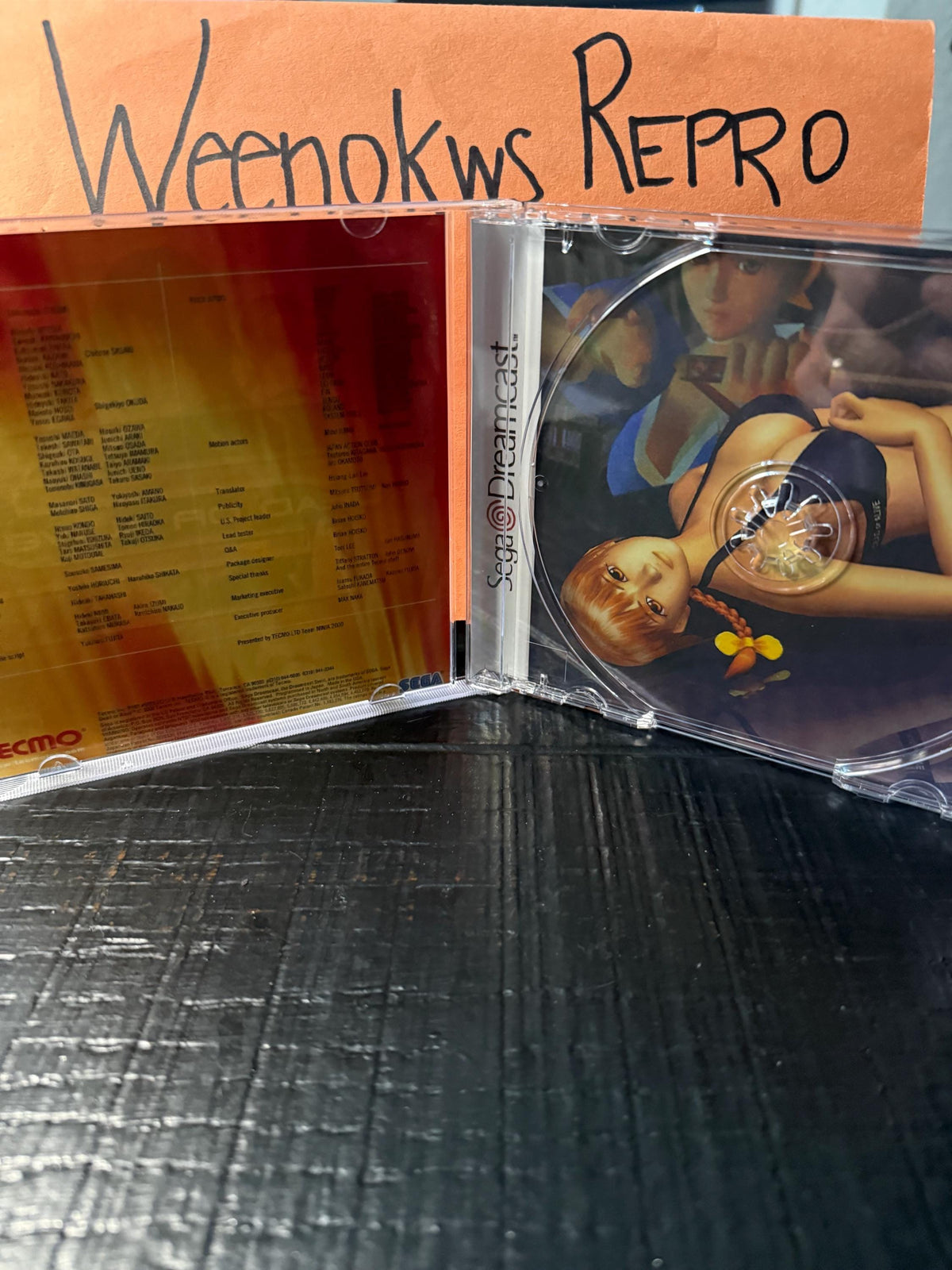Dead or Alive 2 REPRODUCTION CASE No Disc Dreamcast