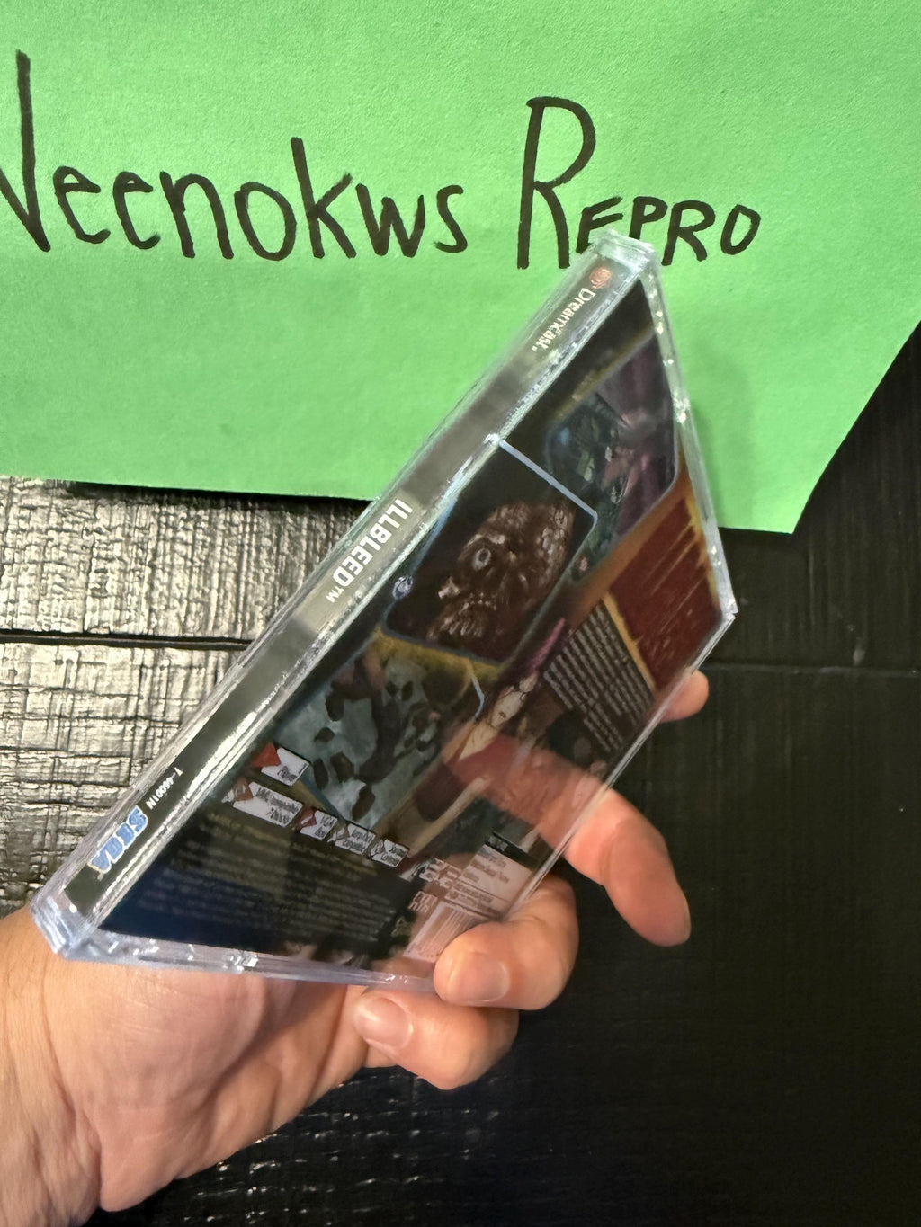 Illbleed REPRODUCTION CASE No Disc Dreamcast