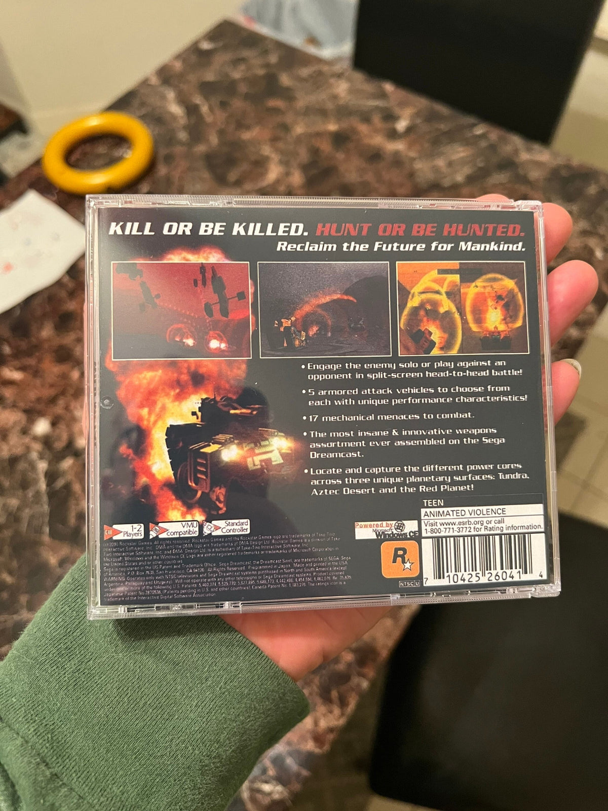 Wild Metal REPRODUCTION CASE No Disc! Dreamcast