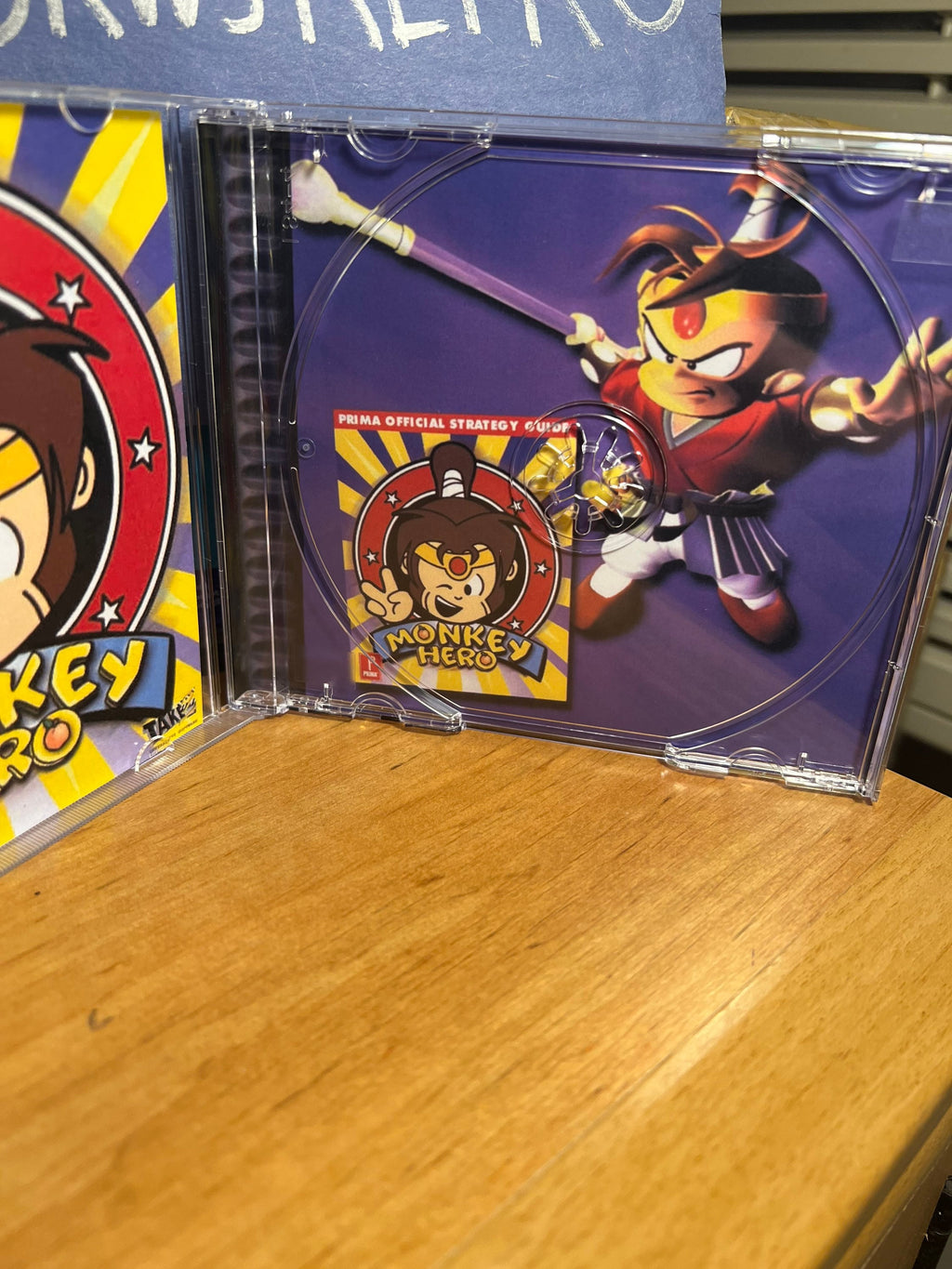 Monkey Hero REPLACMENT CASE No Disc! Ps1