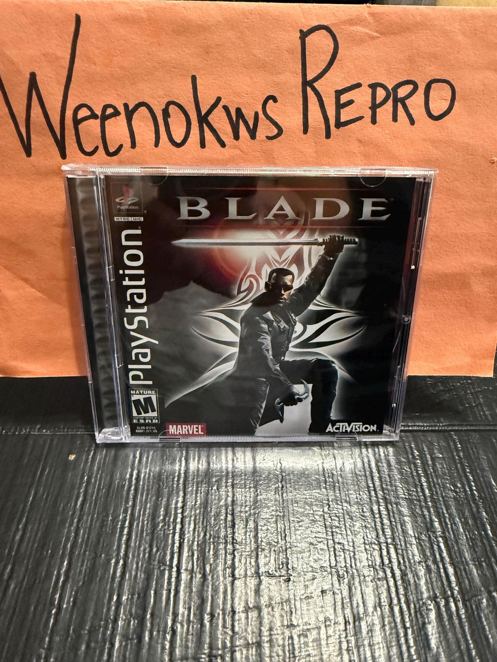 Blade REPLACMENT CASE No Disc ps1