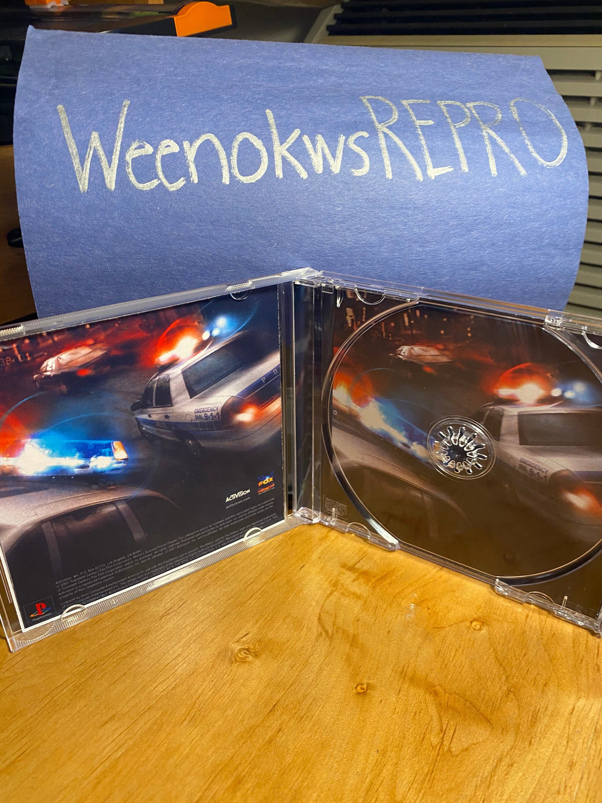 Worlds Scariest Police Chases REPLACEMENT CASE No Disc ps1