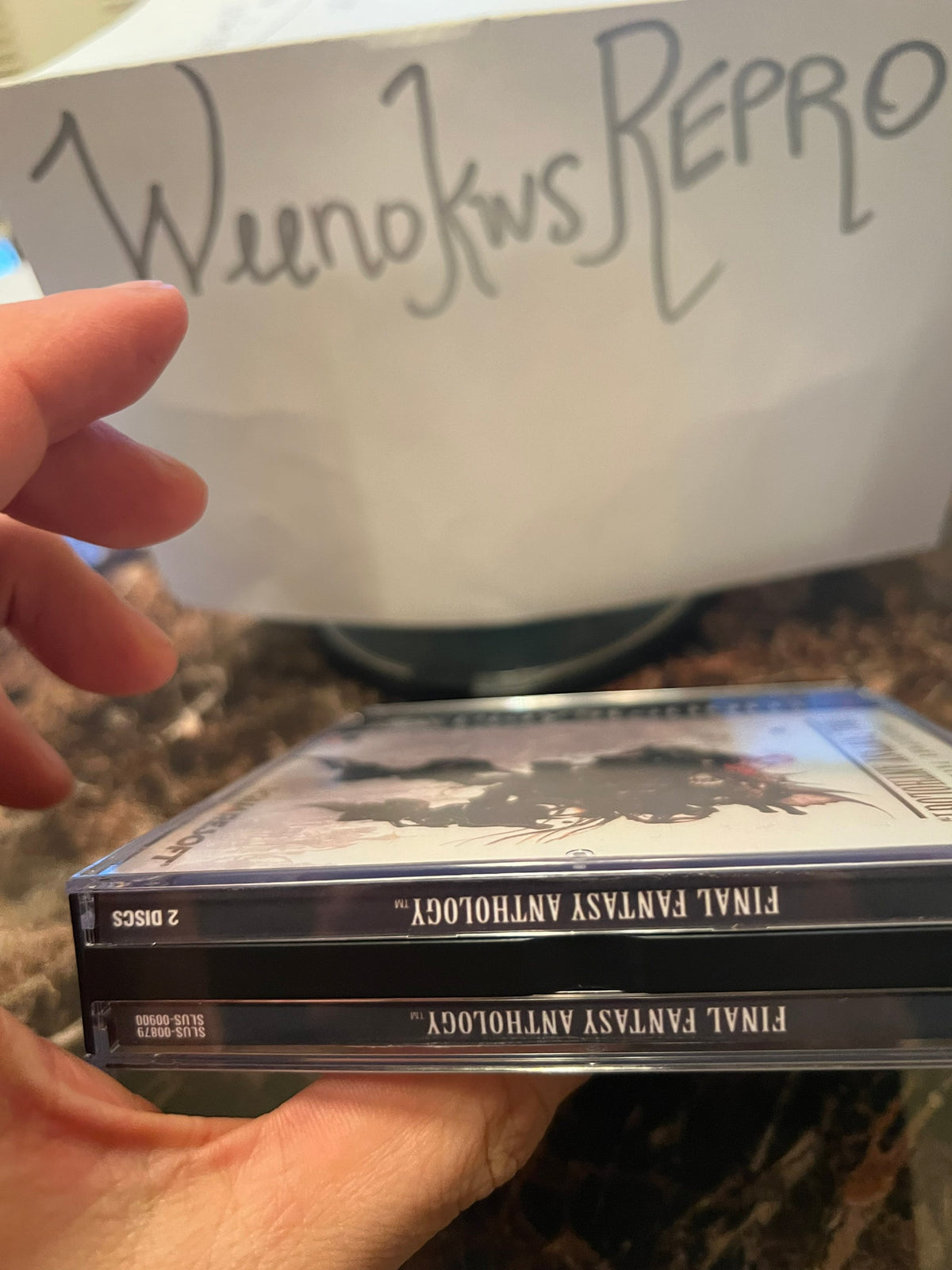 Final Fantasy Anthology REPLACEMENT CASE No Disc! Ps1
