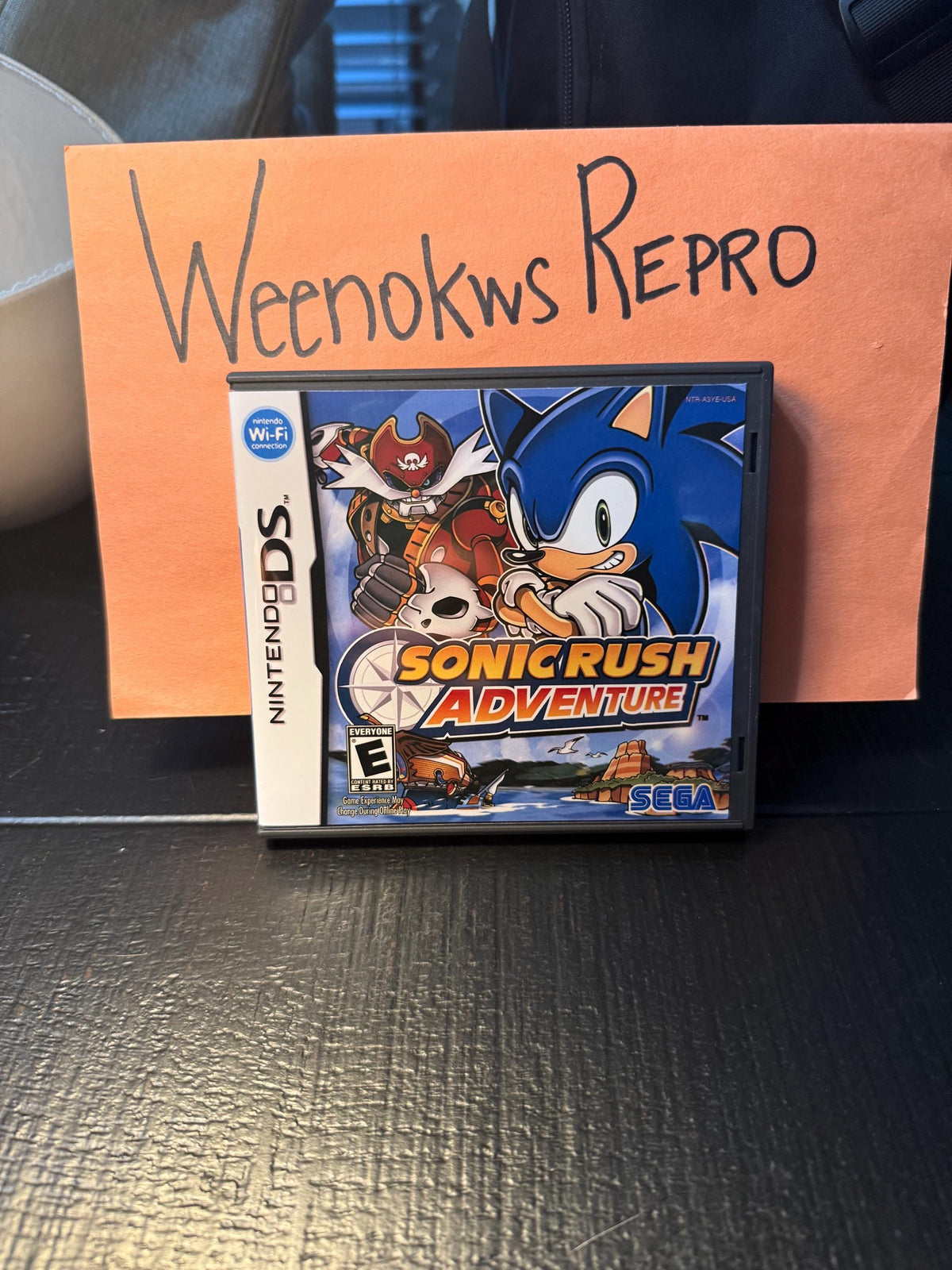 Sonic Rush Adventure REPLACEMENT CASE No Game! Nintendo DS