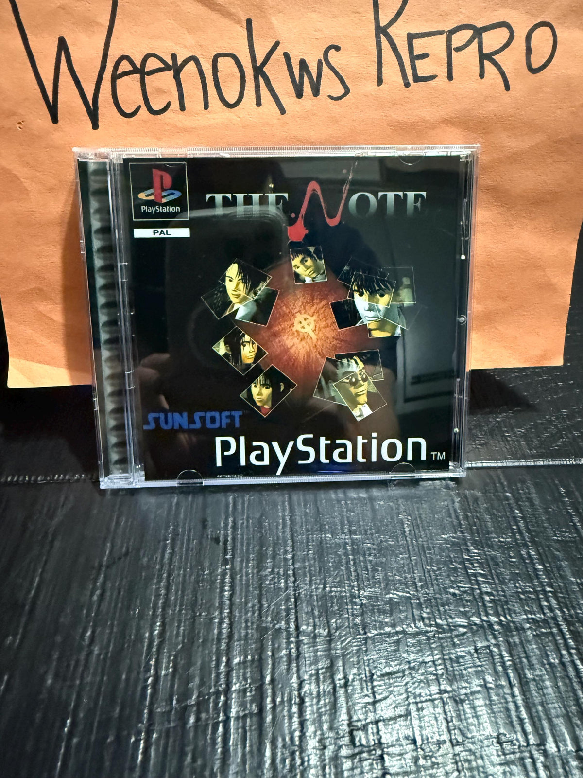 The Note REPLACMENT CASE No Disc! PAL Ps1