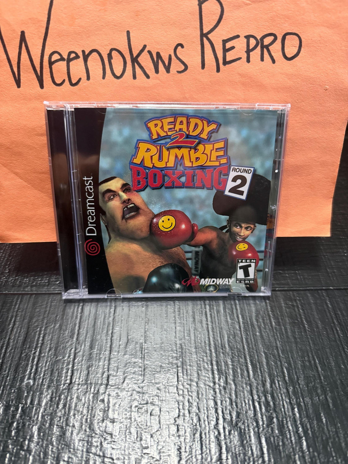 Ready 2 Rumble Boxing Round 2 REPRODUCTION CASE No Disc Dreamcast